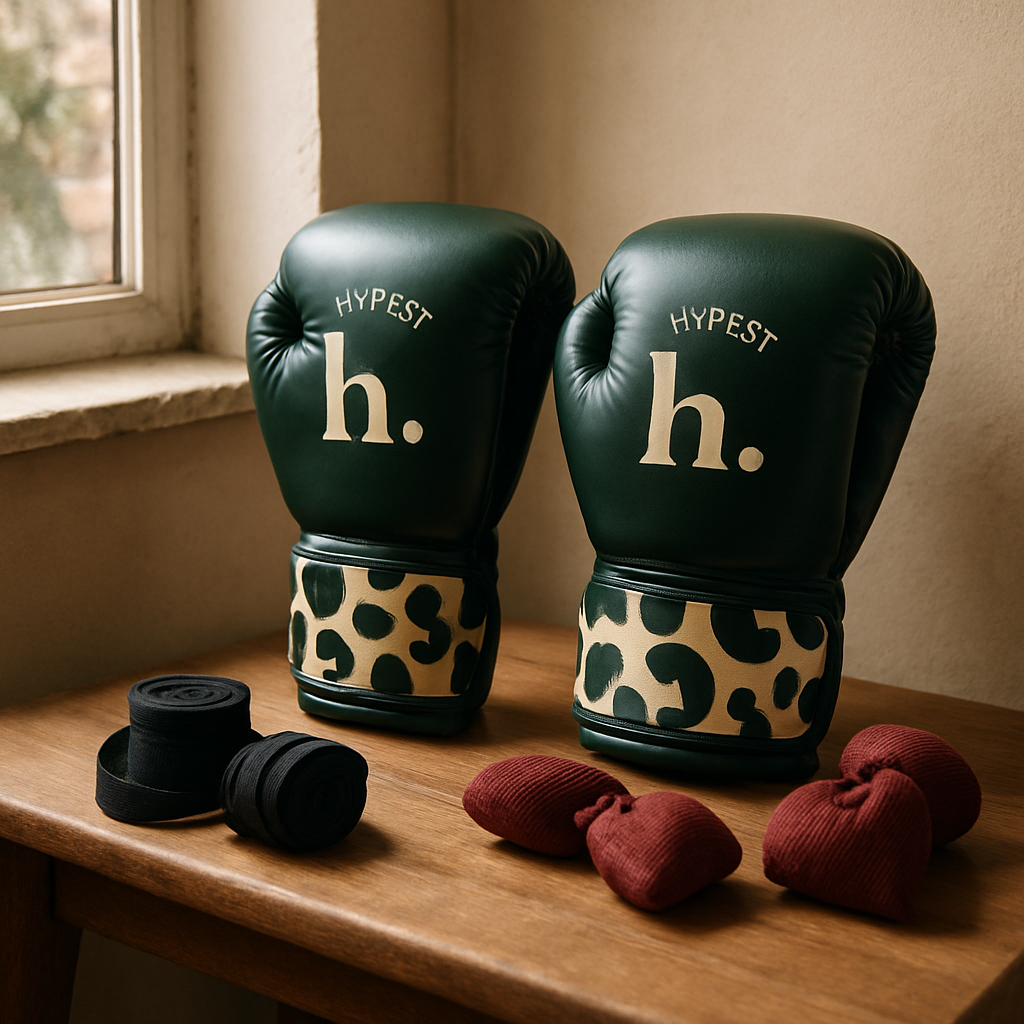 Bokshandschoenen drogen na training met open klittenband en vochtopnemers