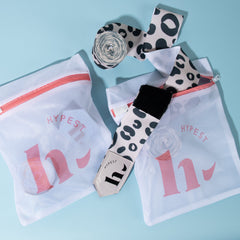 The WashGuard waszak voor het wassen en beschermen van boksbandages — voor dames