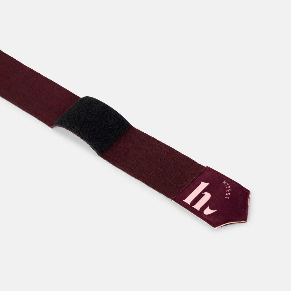 Knockout Complete Burgundy Set — Hypest Burgundy Knockout bokshandschoenen voor dames