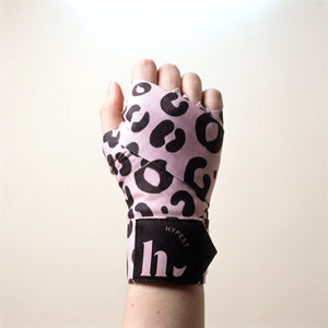 Pink Blush Leopard Starter Set - bokshandschoenen en bandages